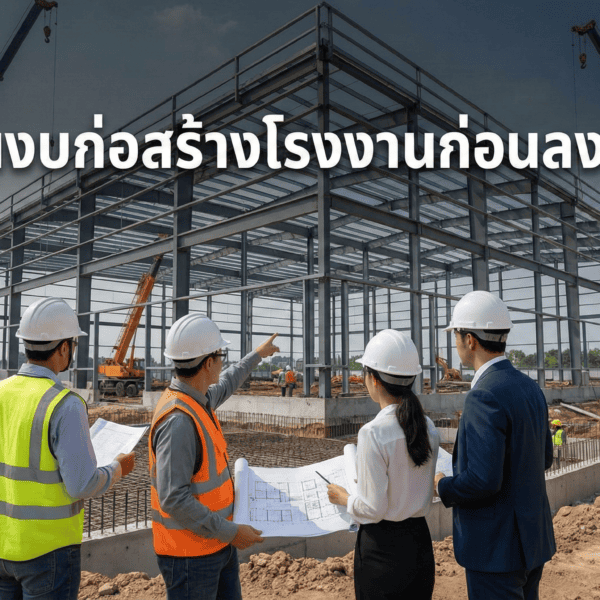 ประเมินงบก่อสร้างโรงงานก่อนลงทุนจริง
