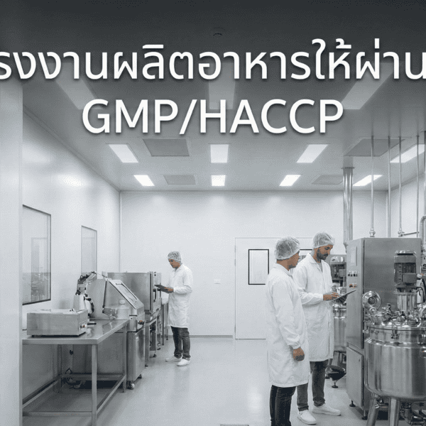 สร้างโรงงานผลิตอาหารให้ผ่านเกณฑ์ GMPHACCP