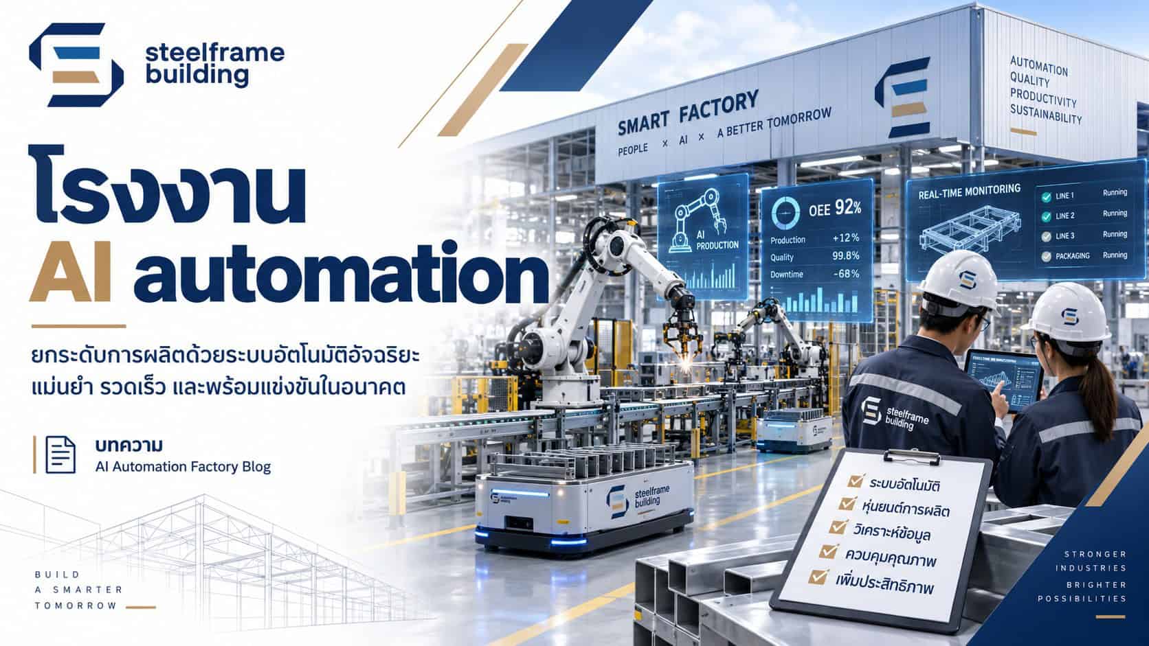โรงงาน AI Automation ต้องออกแบบอย่างไร